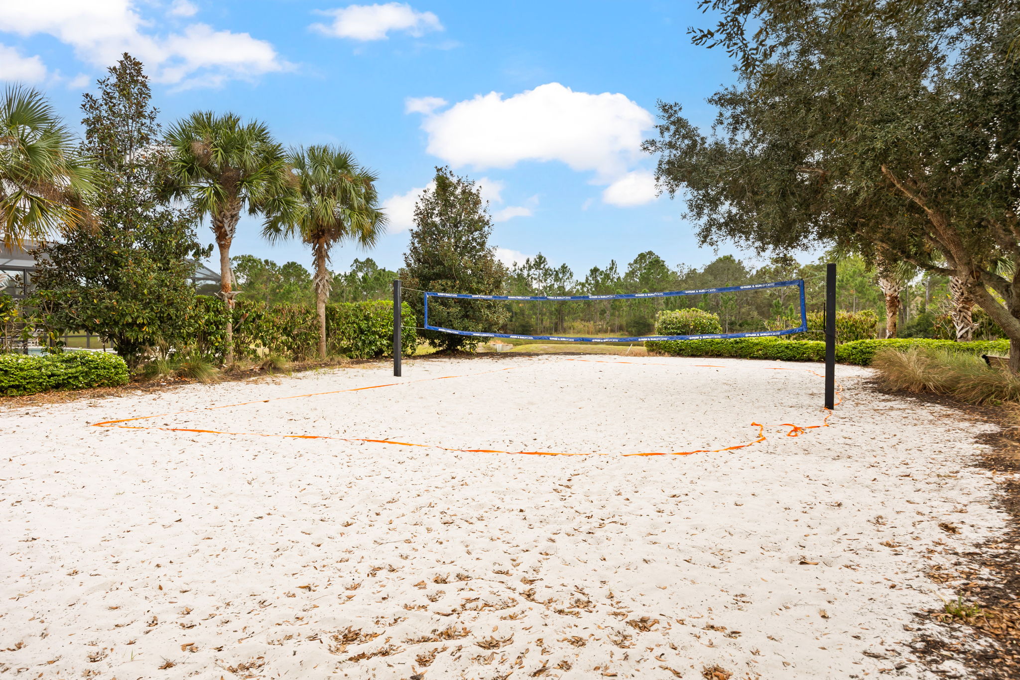 Sand volleyball court at Watersong Resort